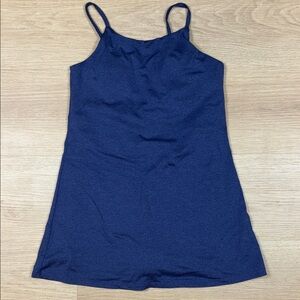 We Wander Deep Blue Padded Cup Girl’s M 8/10 Casual Spaghetti Strap Skort Dress